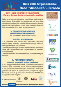 Manifesto Scuola e Volontariato 2012